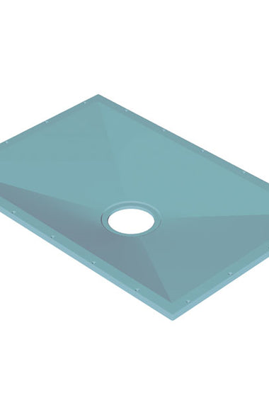 AKW 21012-7 Tuff Form Former Tray 1135mm x 770mm with Low Height Wet Waste for Tiled Floor