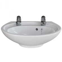 AKW 23914    2 Tap Hole Livenza Wash basin (550mm Wide)